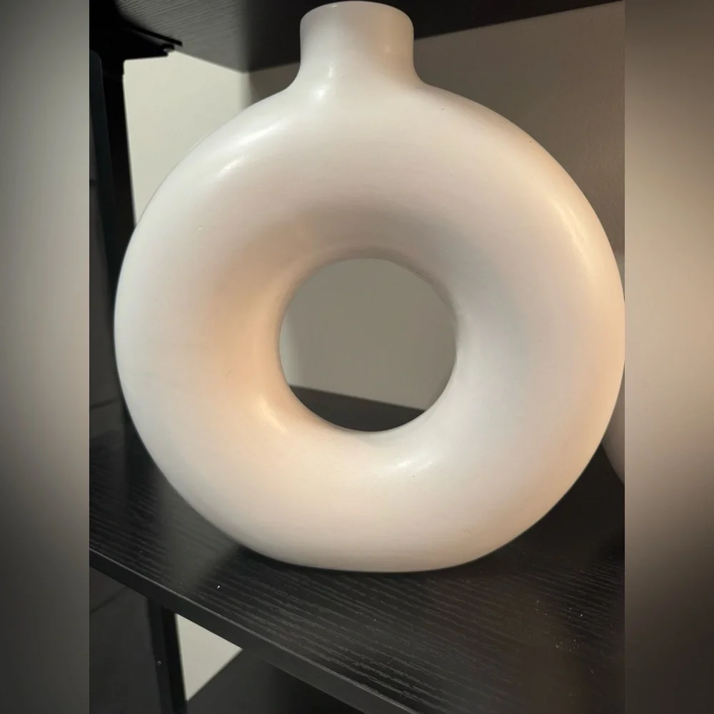 Modern White Cream Ceramic Vases Large &‎ Small